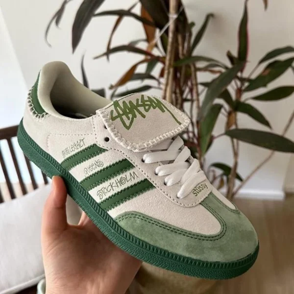 Imported Adidas Samba X Stussy Shoes Green For Men (SUP3285) - stayhit.in Imported Adidas Samba X Stussy Shoes Green For Men (SUP3285) - stayhit.in