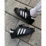 Imported Adidas Superstar Shoes Black White For Men (SUP3194) - stayhit.in