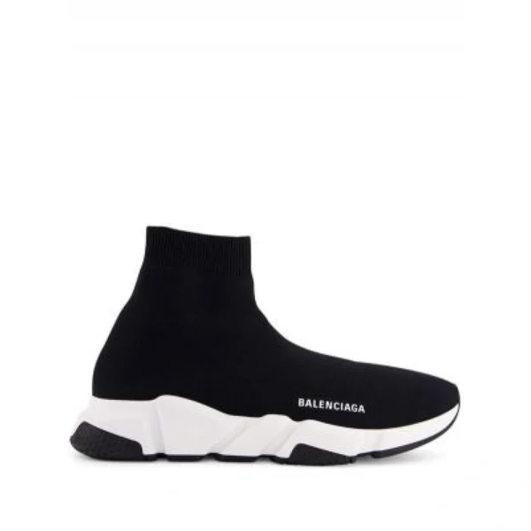 Imported Balenciaga Speed Trainer Shoes Black White For Men (SUP1239) - stayhit.in