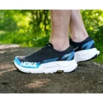 Imported Hoka Mafate X Trail Runners Shoes Black Skyward Blue For Men (SUP1610) - stayhit.in