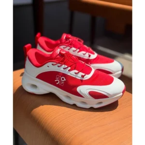 Imported Loewe X On Cloud Solo Shoes White Red For Men (SUP3098) - stayhit.in