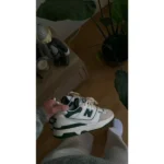Imported New Balance 550 Shoes White Green For Men (HS1514) - stayhit.in