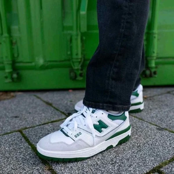 Imported New Balance 550 Shoes White Green For Men (HS1514) - stayhit.in Imported New Balance 550 Shoes White Green For Men (HS1514) - stayhit.in