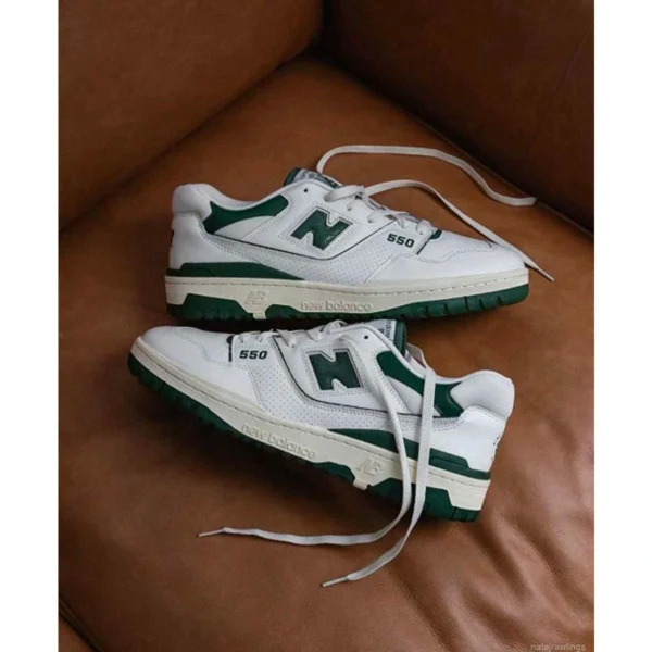 Imported New Balance 550 Shoes White Green For Men (HS1514) - stayhit.in Imported New Balance 550 Shoes White Green For Men (HS1514) - stayhit.in