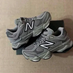 Imported New Balance 9060 Shadow Shoes Grey Castlerock For Men (SUP1898) - stayhit.in