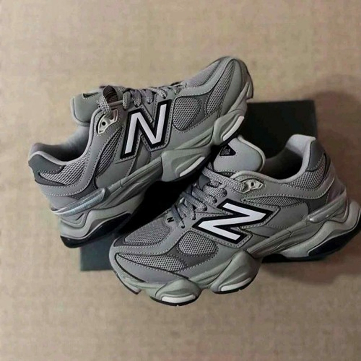 Imported New Balance 9060 Shadow Shoes Grey Castlerock For Men (SUP1898) - stayhit.in Imported New Balance 9060 Shadow Shoes Grey Castlerock For Men (SUP1898) - stayhit.in