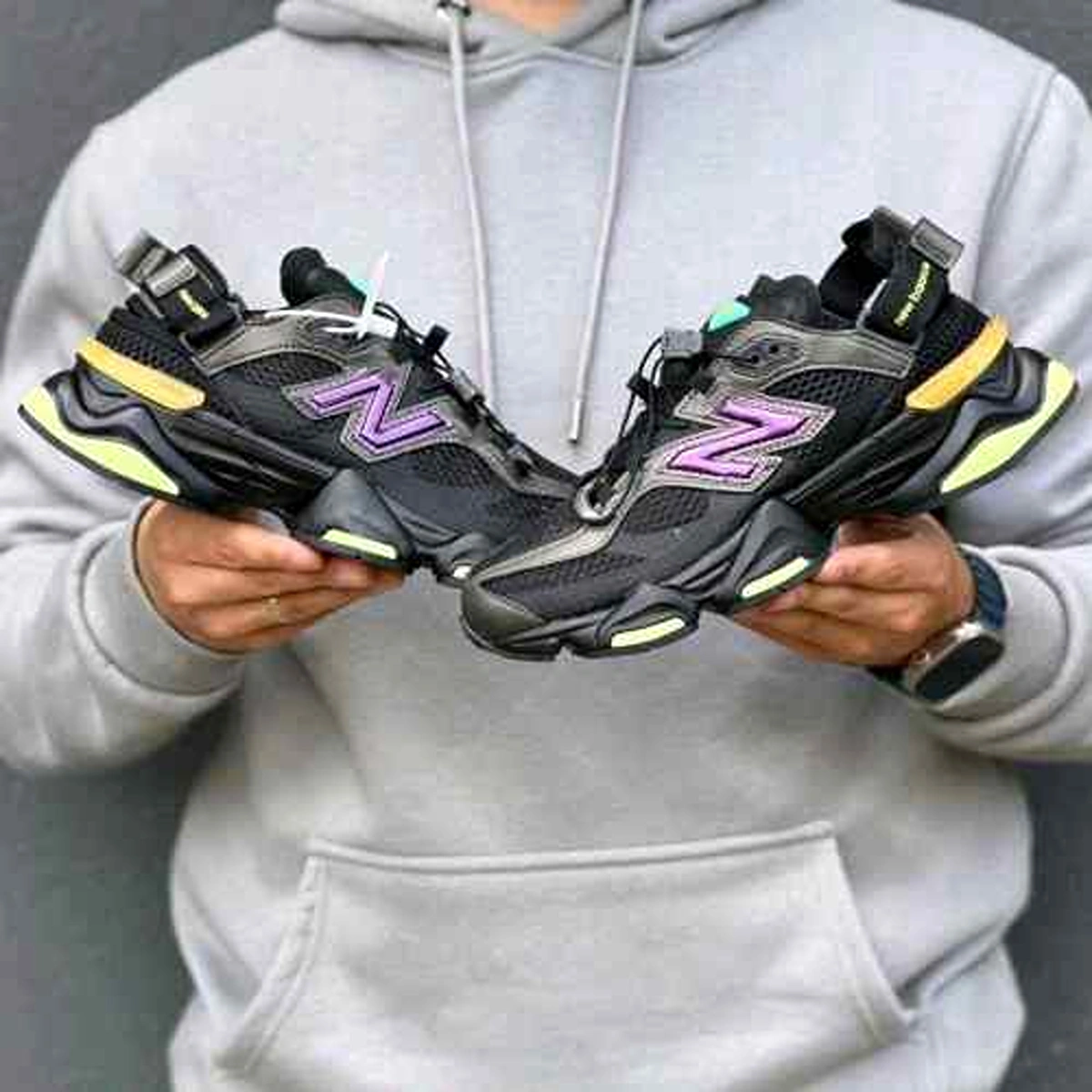 Imported New Balance 9060 Shoes Black And Purple For Men (SUP3095) - stayhit.in Imported New Balance 9060 Shoes Black And Purple For Men (SUP3095) - stayhit.in