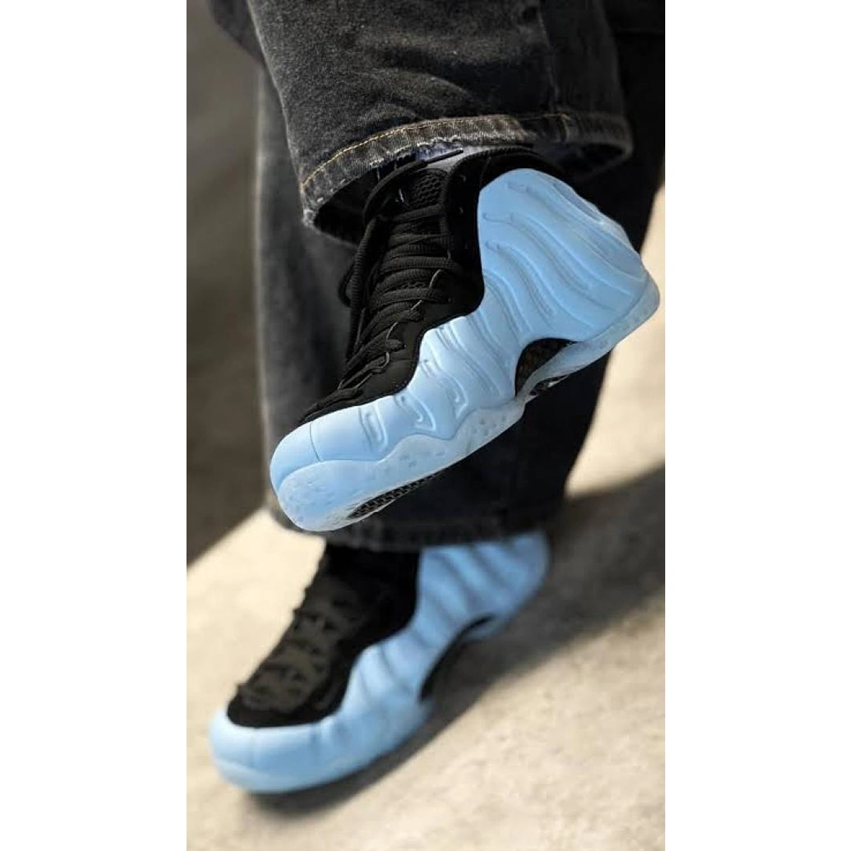 Imported Nike Air Foamposite Shoes One Psychic Blue For Men (SUP1244) - stayhit.in