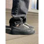 Imported Nike Air Force 1 Shoes Low Grey Black For Men (SUP1155) - stayhit.in