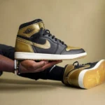 Imported Nike Air Jordan 1 Retro Shoes High Og Black Gold For Men (SUP2986) - stayhit.in