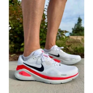 Imported Nike Structure 26 Trainers Shoes White Orange For Men (SUP1236) - stayhit.in