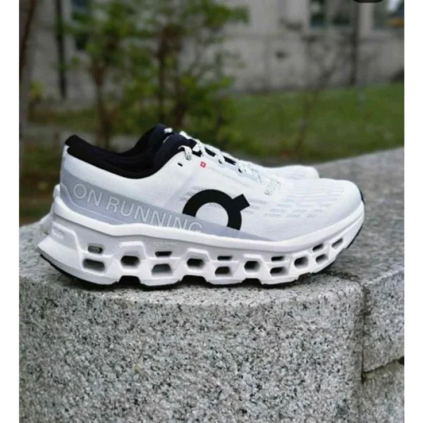 Imported On Cloud Monster 3 Shoes White Black For Men (SUP3092) - stayhit.in Imported On Cloud Monster 3 Shoes White Black For Men (SUP3092) - stayhit.in