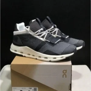 Imported On Cloud Running Nova Shoes Black White For Men (SUP3295) - stayhit.in