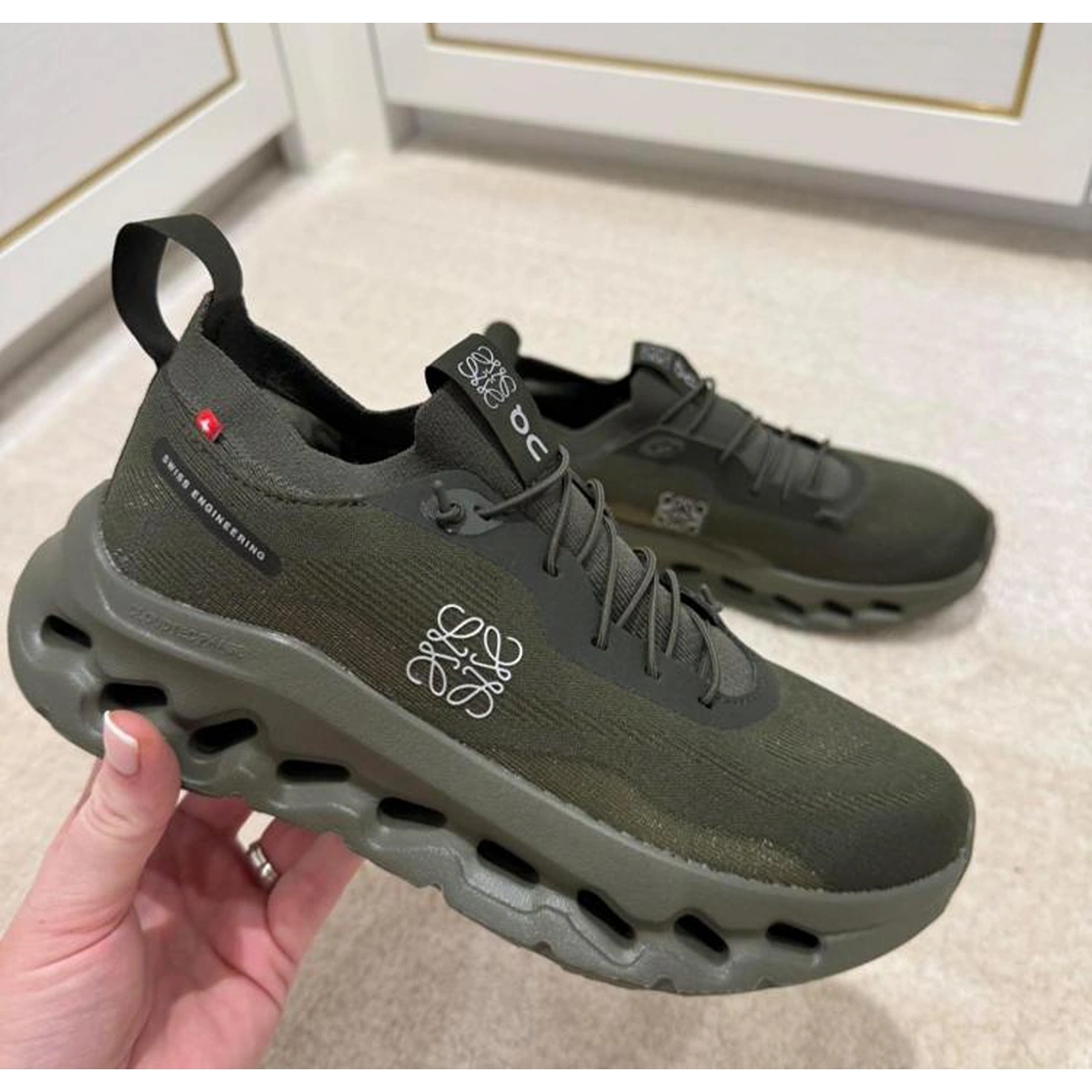 Imported On Cloud X Loewe Olive Shoes For Men (SUP2894) - stayhit.in Imported On Cloud X Loewe Olive Shoes For Men (SUP2894) - stayhit.in