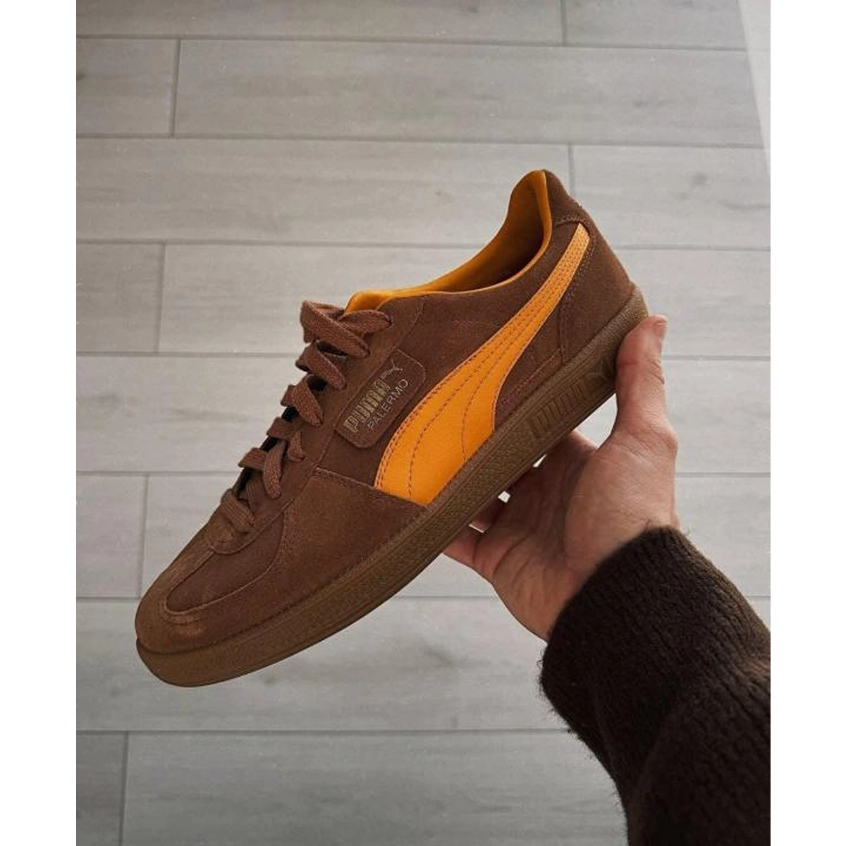 Imported Puma Palermo Shoes Brown Mushroom For Men (SUP2978) - stayhit.in Imported Puma Palermo Shoes Brown Mushroom For Men (SUP2978) - stayhit.in