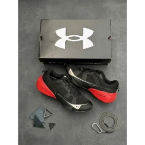 Imported Under Armour Hove Shoes Project Rock Black Red For Men (SUP1880) - stayhit.in