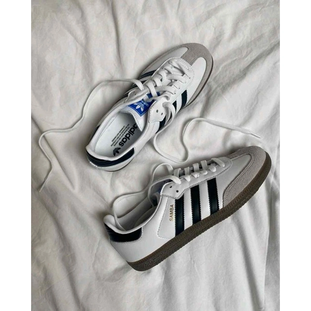 Luxury Adidas Samba Leather Shoes White Black For Men (SUP1763) - stayhit.in Luxury Adidas Samba Leather Shoes White Black For Men (SUP1763) - stayhit.in