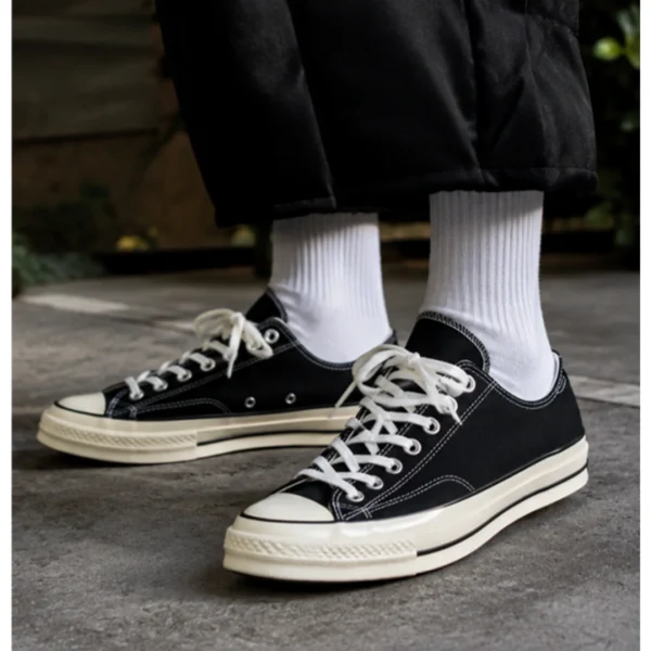 Luxury Converse Chuck Taylor Shoes Black Low For Men (SUP1584) - stayhit.in