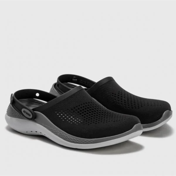 Luxury Crocs Literide 360 Clogs Black Grey For Men (HS1544) - stayhit.in Luxury Crocs Literide 360 Clogs Black Grey For Men (HS1544) - stayhit.in