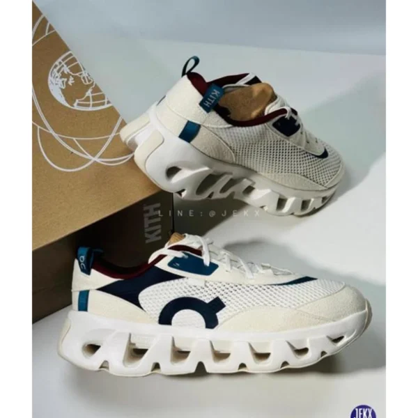Luxury Kith X On Cloud K Tech 2 Shoes White Real Teal For Men (SUP1137) - stayhit.in