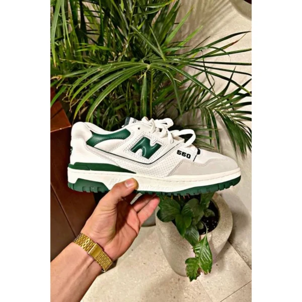 Luxury New Balance 550 Shoes White Green For Men (SUP1589) - stayhit.in