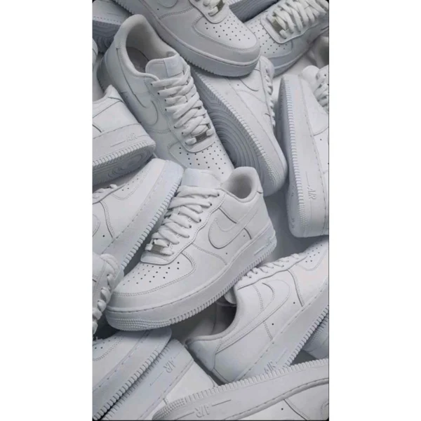 Luxury Nike Air Force 1 Shoes White Pure Leather With Dust Bag For Men (SUP1588) - stayhit.in