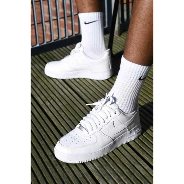 Luxury Nike Air Force 1 Shoes White Pure Leather With Dust Bag For Men (SUP1588) - stayhit.in