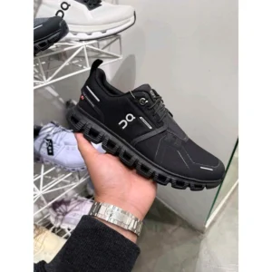 Luxury On Cloud 5 Waterproof Shoes Running Full Black For Men (SUP1758) - stayhit.in