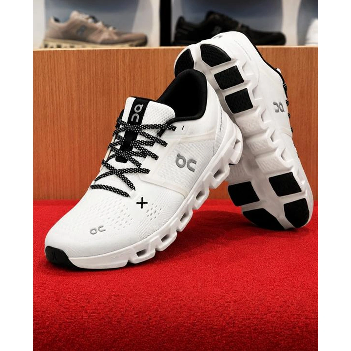 Luxury On Cloud X 5 Shoes White Black For Men (SUP3125) - stayhit.in Luxury On Cloud X 5 Shoes White Black For Men (SUP3125) - stayhit.in