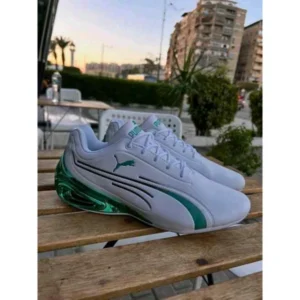 Luxury Puma Super Gt Sport Shoes White Green For Men (SUP1138) - stayhit.in