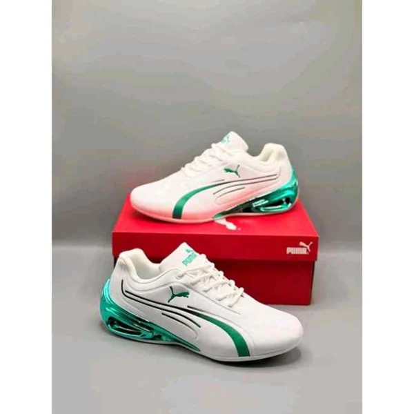 Luxury Puma Super Gt Sport Shoes White Green For Men (SUP1138) - stayhit.in Luxury Puma Super Gt Sport Shoes White Green For Men (SUP1138) - stayhit.in