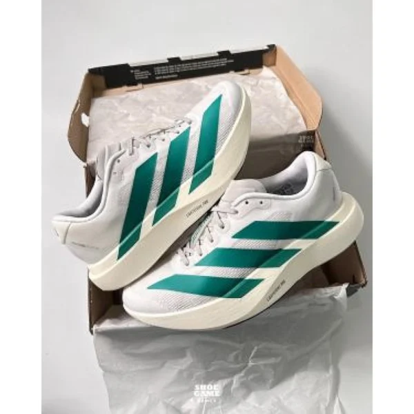 Premium Adizero Evo Sl Shoes White Pure Teal For Men (SUP1290) - stayhit.in Premium Adizero Evo Sl Shoes White Pure Teal For Men (SUP1290) - stayhit.in