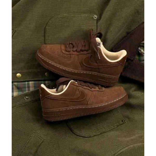Premium Air Force 1 Low Shoes Cacao Brown For Men (SUP1267) - stayhit.in