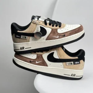 Premium Air Force 1 Low Stussy X North Face Suede Brown For Men (SUP1279) - stayhit.in