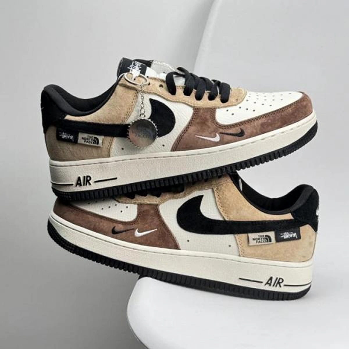 Premium Air Force 1 Low Stussy X North Face Suede Brown For Men (SUP1279) - stayhit.in Premium Air Force 1 Low Stussy X North Face Suede Brown For Men (SUP1279) - stayhit.in
