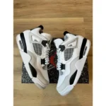 Premium Air Jordan Retro 4 Shoes Military Black For Men (SUP3492) - stayhit.in
