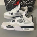 Premium Air Jordan Retro 4 Shoes Military Black For Men (SUP3492) - stayhit.in