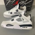 Premium Air Jordan Retro 4 Shoes Military Black For Men (SUP3492) - stayhit.in