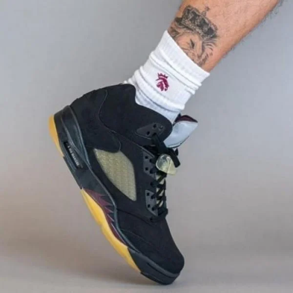 Premium Air Jordan Retro 5 Shoes A Ma Maniere Dusk Black For Men (SUP1331) - stayhit.in Premium Air Jordan Retro 5 Shoes A Ma Maniere Dusk Black For Men (SUP1331) - stayhit.in