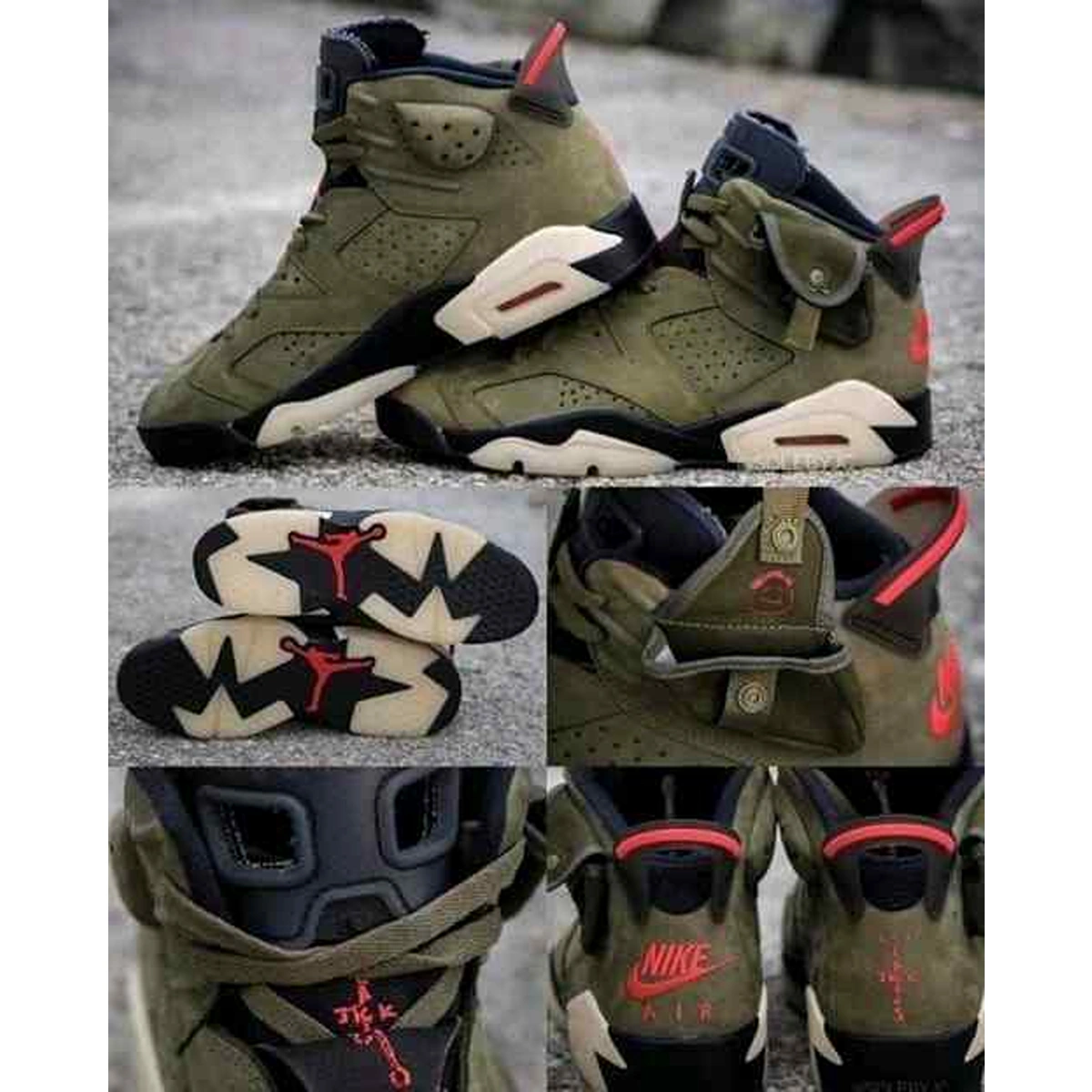Premium Air Jordan Retro 6 Shoes Travis Scott X Cactus For Men (SUP1696) - stayhit.in Premium Air Jordan Retro 6 Shoes Travis Scott X Cactus For Men (SUP1696) - stayhit.in