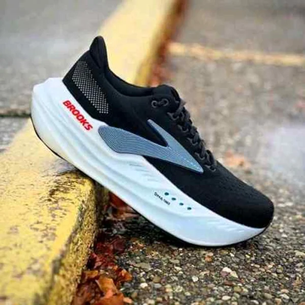 Premium Brooks Glycerin Max Shoes Black White For Men (SUP3145) - stayhit.in