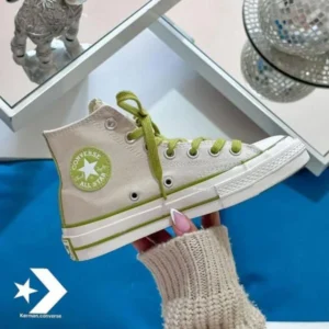 Premium Converse Chuck Taylor 70 Shoes High Cream Green For Men (SUP3407) - stayhit.in