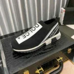 Premium Dolce & Gabbana Shoes Black White Slip On For Men (SUP1177) - stayhit.in