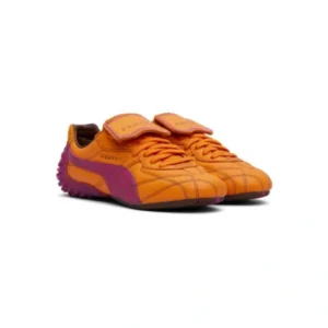 Premium Fenty X Puma Avanti Ls Stitched Shoes Leather Orange For Men (SUP3521) - stayhit.in