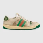 Premium Gucci Screener Gg Sneakers Beige Green For Men (SUP1260) - stayhit.in