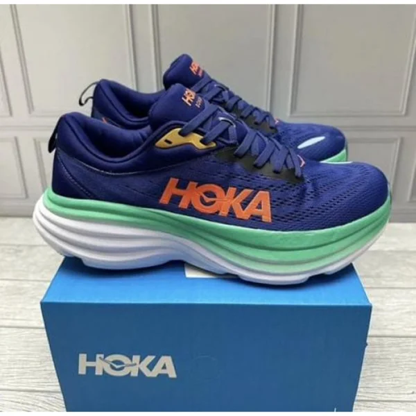Premium Hoka Bondi 8 Shoes Purple For Men (SUP1327) - stayhit.in