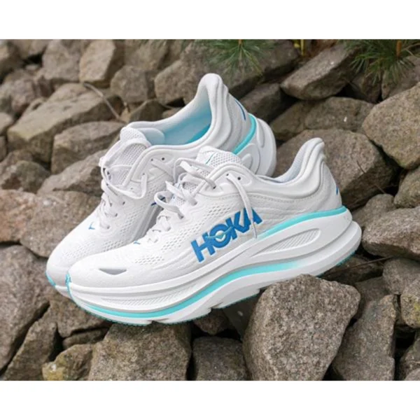 Premium Hoka One One Bondi 9 Shoes White Blue For Men (SUP1350) - stayhit.in Premium Hoka One One Bondi 9 Shoes White Blue For Men (SUP1350) - stayhit.in