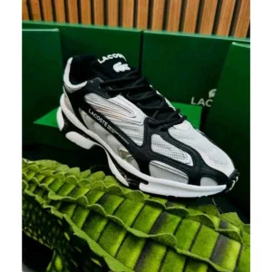 Premium Lacoste L003 Shoes Black Silver For Men (SUP1212) - stayhit.in