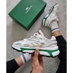 Premium Lacoste L003 Sneakers White Green For Men (SUP3484) - stayhit.in