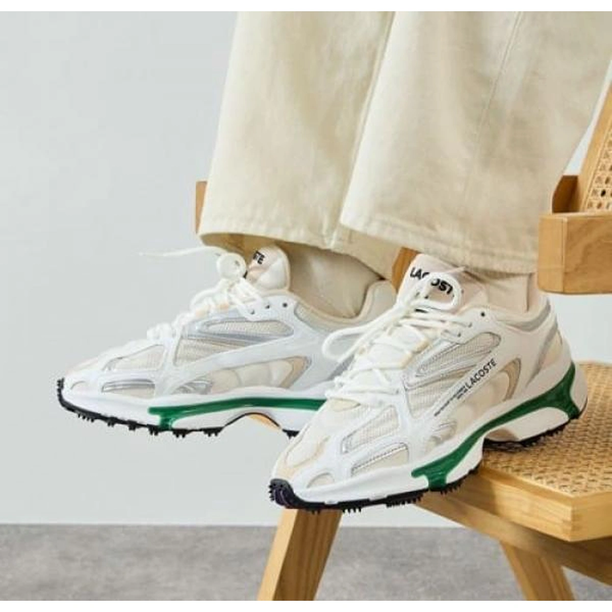 Premium Lacoste L003 Sneakers White Green For Men (SUP3484) - stayhit.in Premium Lacoste L003 Sneakers White Green For Men (SUP3484) - stayhit.in